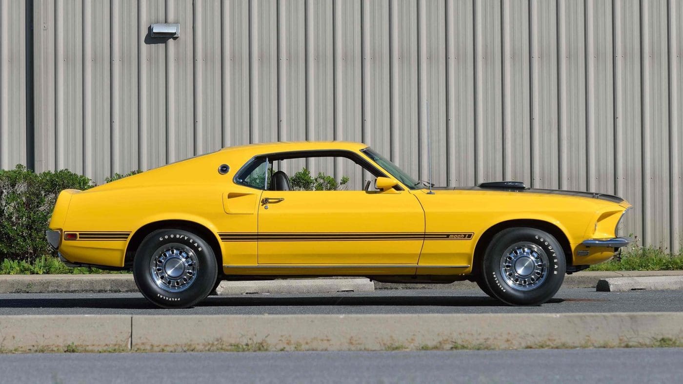 Grabber (Bright) Yellow 1969 Ford Mustang