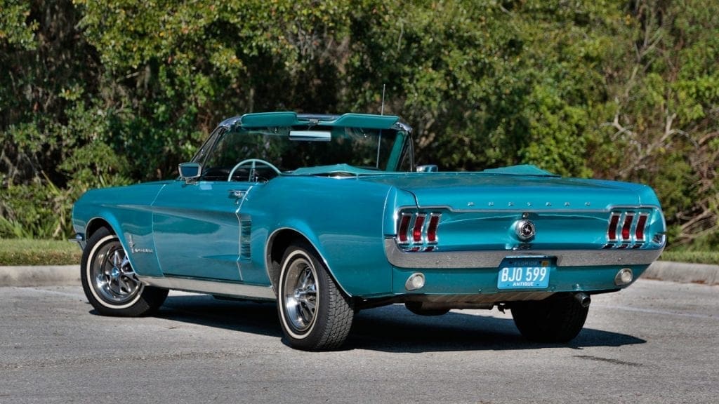 Clearwater Aqua 1967 Ford Mustang