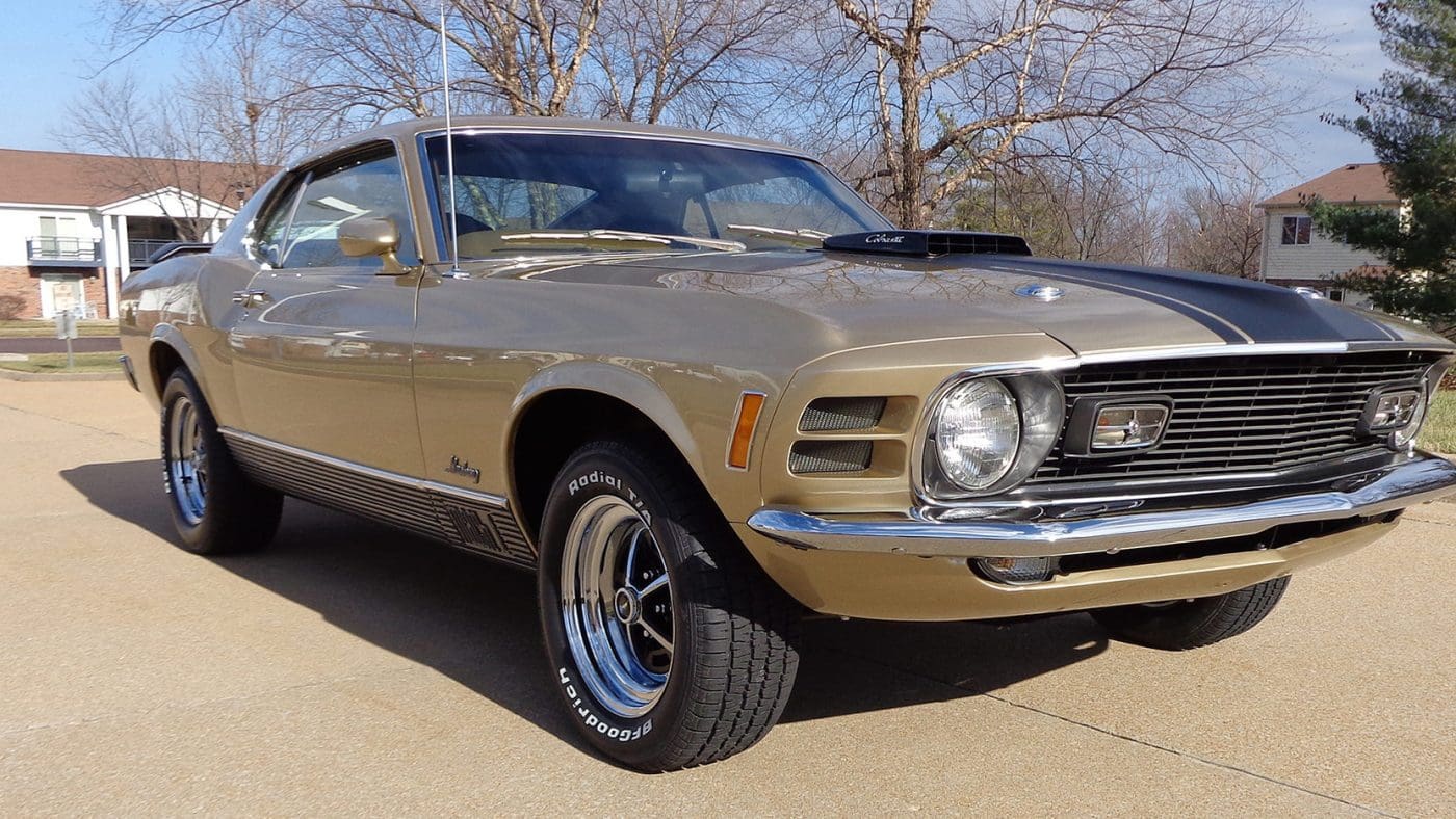 Medium Gold 1970 Ford Mustang