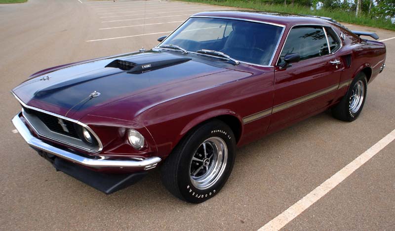 Royal Maroon 1970 Ford Mustang