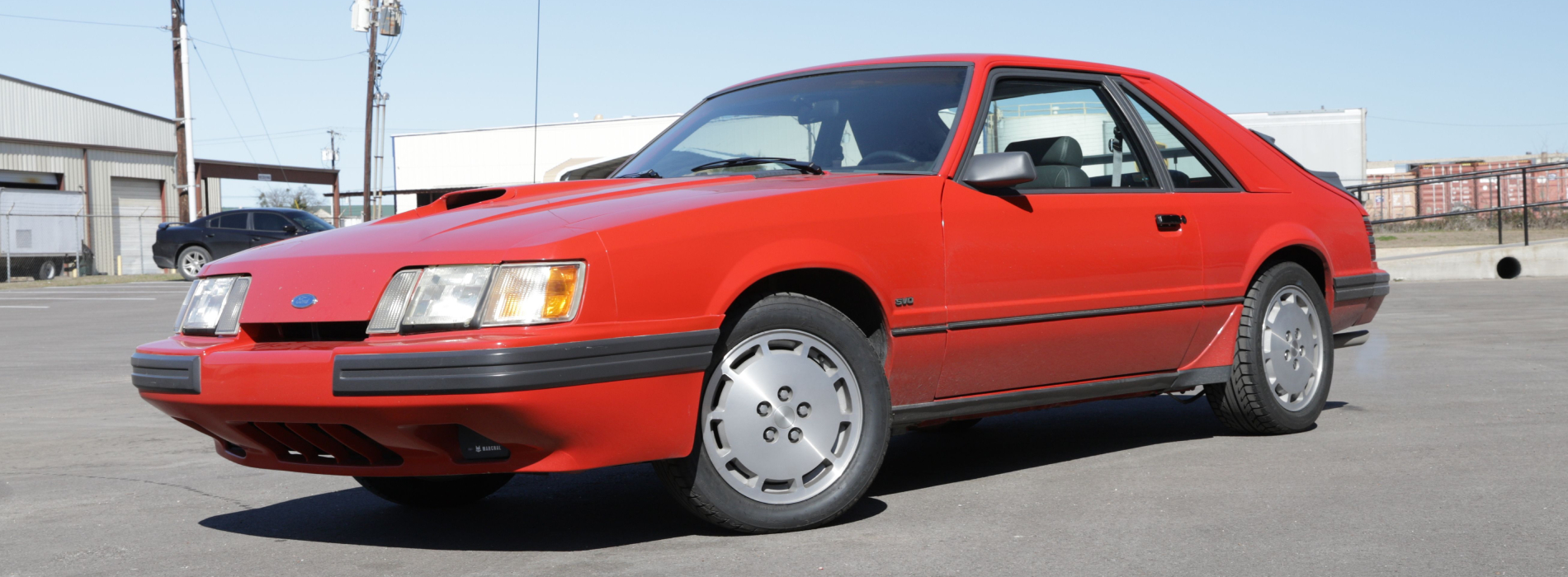Bright Red (Jalapena) 1985 Ford Mustang
