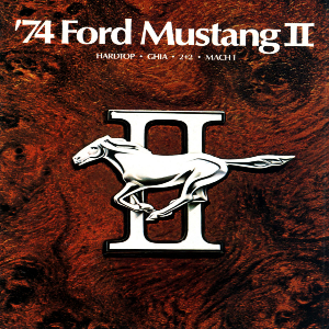free 1974 ford mustang sales brochures