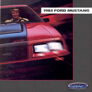 free 1983 ford mustang sales brochures