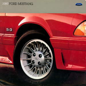 free 1989 ford mustang sales brochures