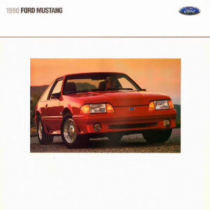 free 1990 ford mustang sales brochures