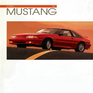 free 1993 ford mustang sales brochures