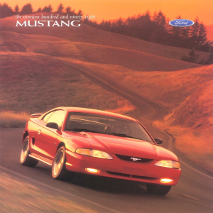 free 1998 ford mustang sales brochures