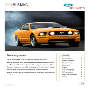 free 2007 ford mustang sales brochures