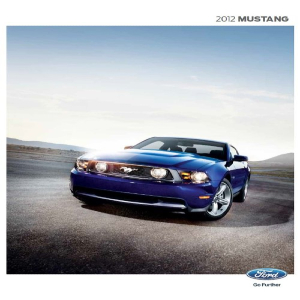 free 2012 ford mustang sales brochures