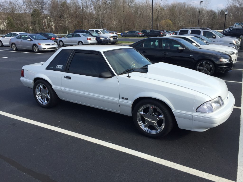 Oxford White 1991 Ford Mustang