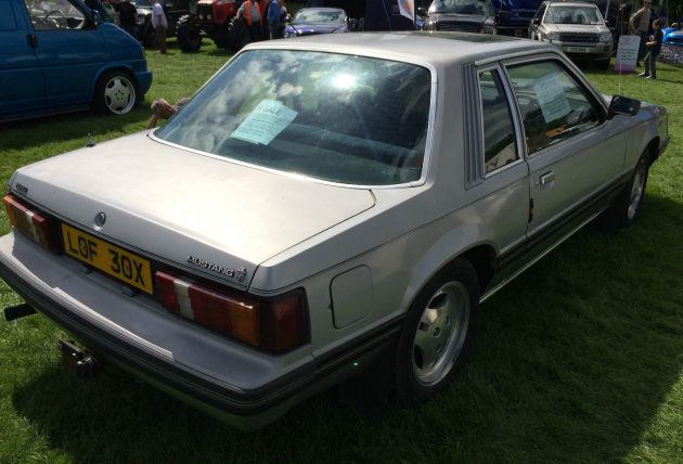 Silver 1981 Ford Mustang