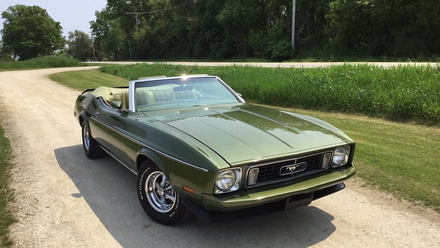 Ivy Glow 1973 Ford Mustang