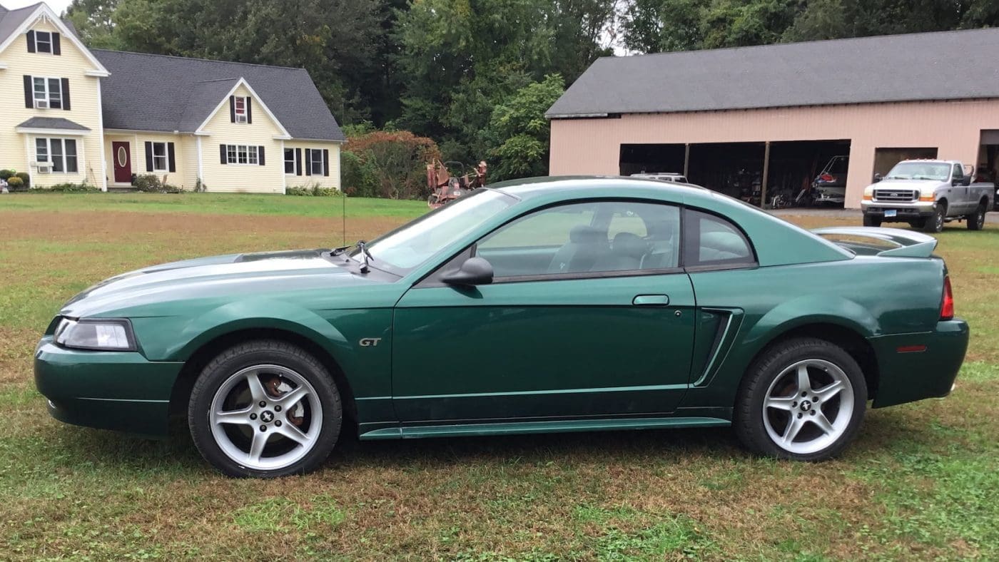 Electric Green 2000 Ford Mustang