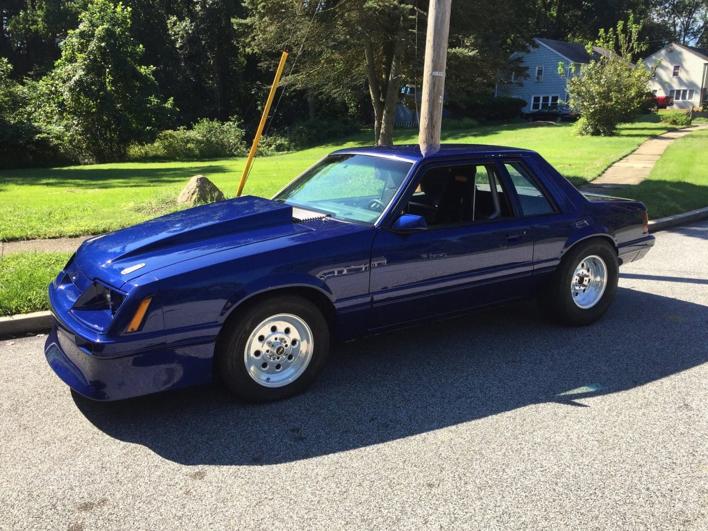 Midnight Blue 1985 Ford Mustang