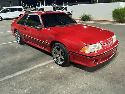 Scarlet Red 1988 Ford Mustang