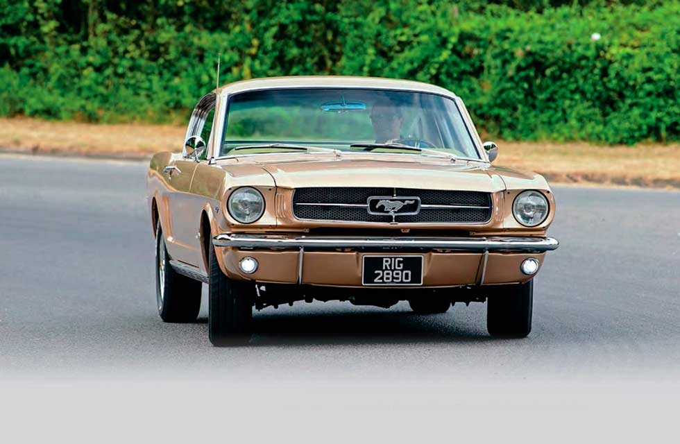 Champagne Beige 1965 Ford Mustang