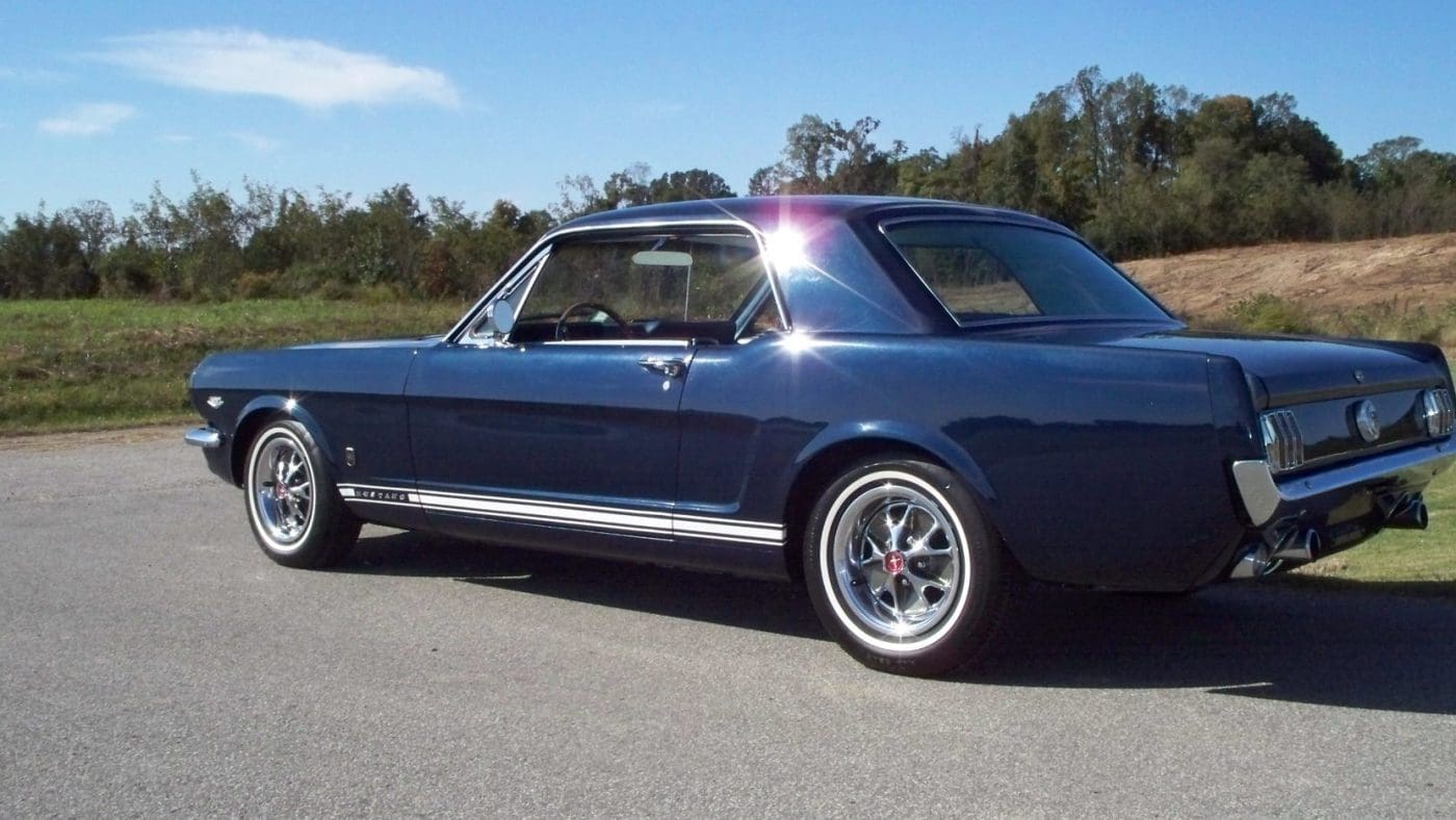 Nightmist Blue 1966 Ford Mustang