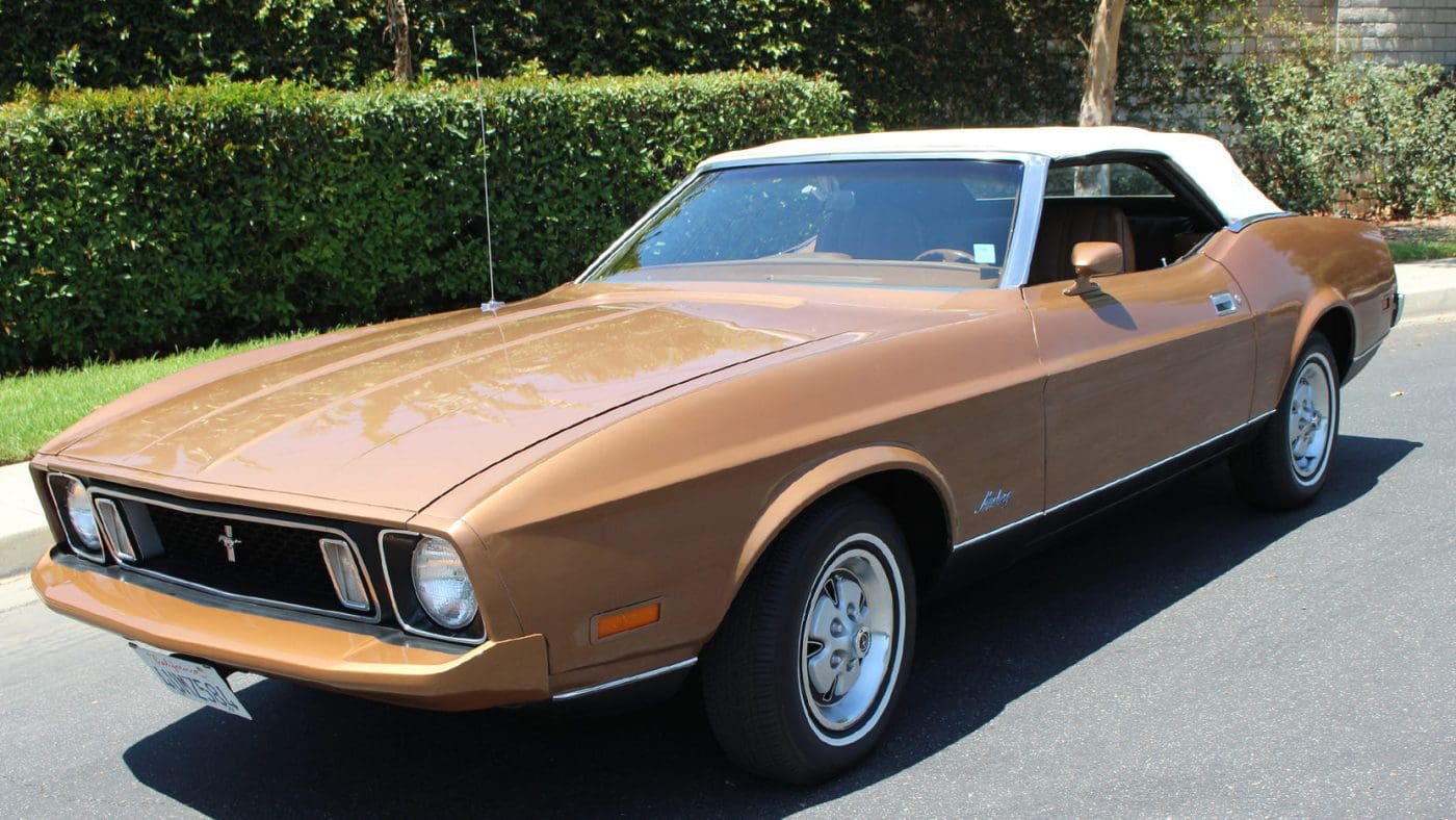 Medium Brown (Ginger) 1973 Ford Mustang