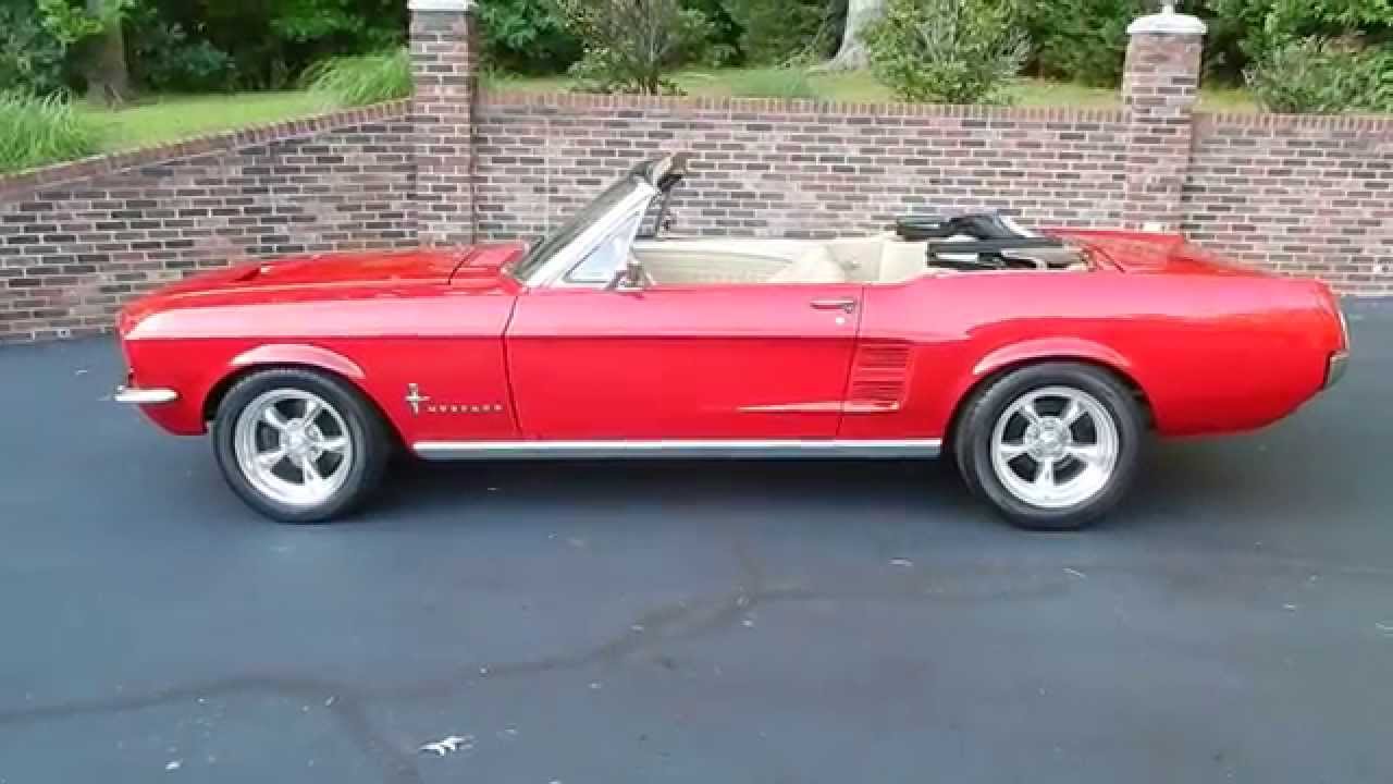 Candy Apple Red 1967 Ford Mustang