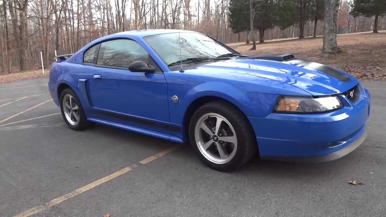 Azure Blue 2004 Ford Mustang