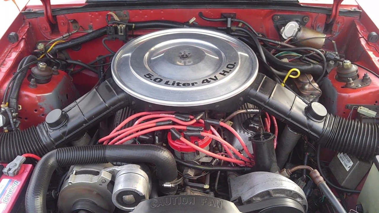1985 Mustang 5.0 engine
