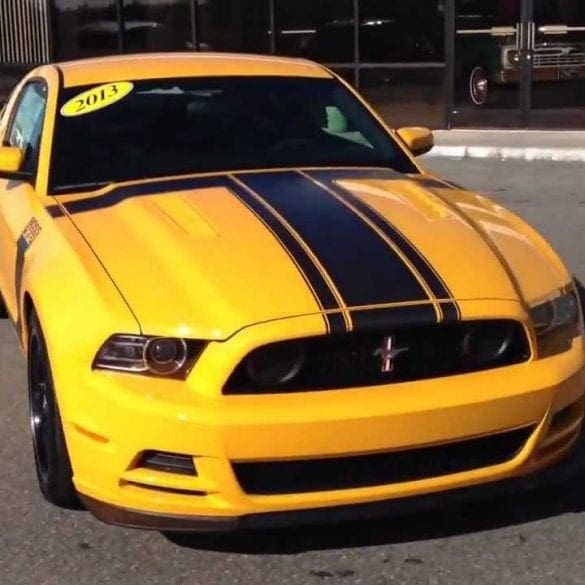 School Bus Yellow 2013 Ford Mustang