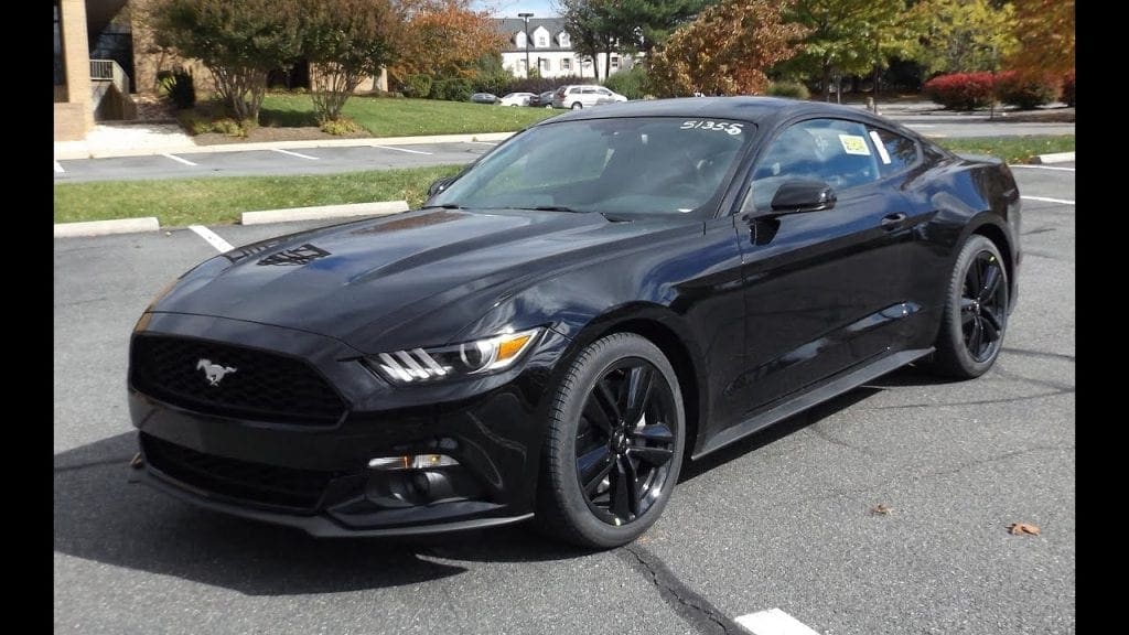 Black 2015 Ford Mustang