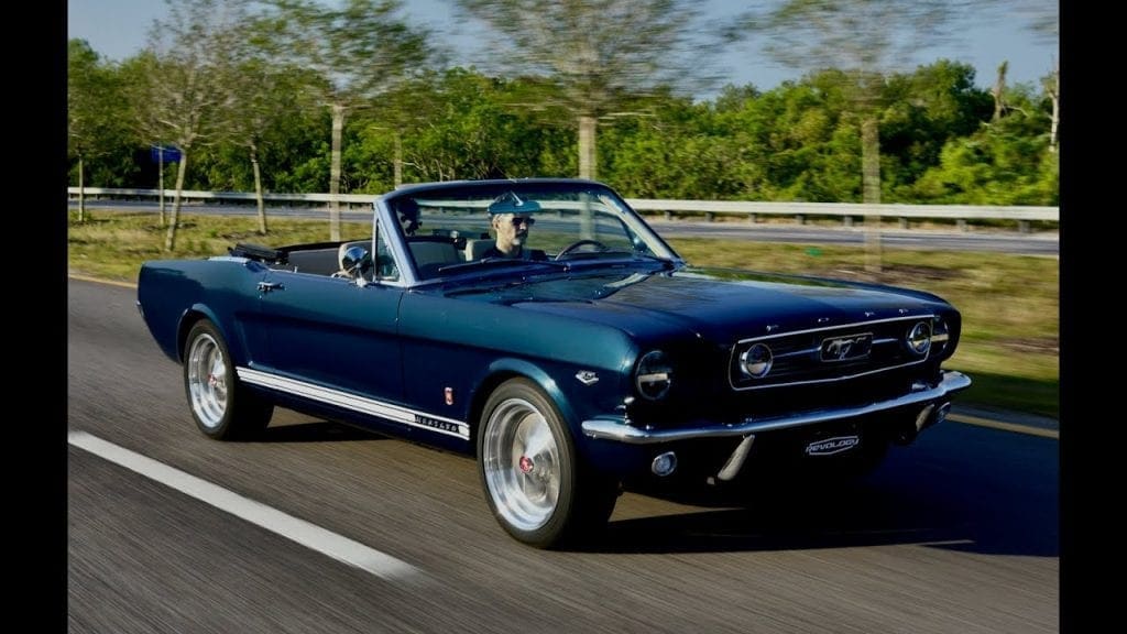Nightmist Blue 1966 Ford Mustang