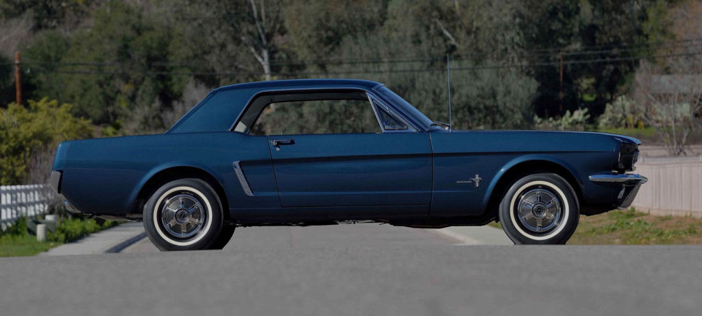 Caspian Blue 1965 Ford Mustang