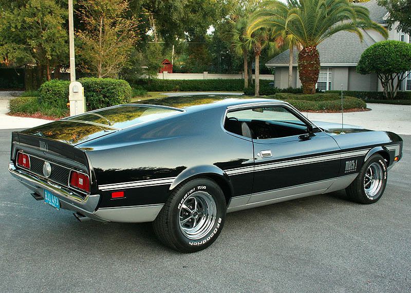 Dark Green 1972 Ford Mustang