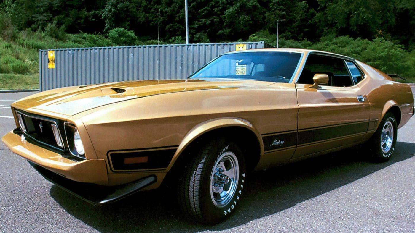 Medium Copper 1973 Ford Mustang