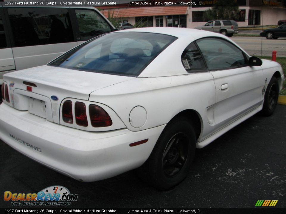 Crystal White 1997 Ford Mustang