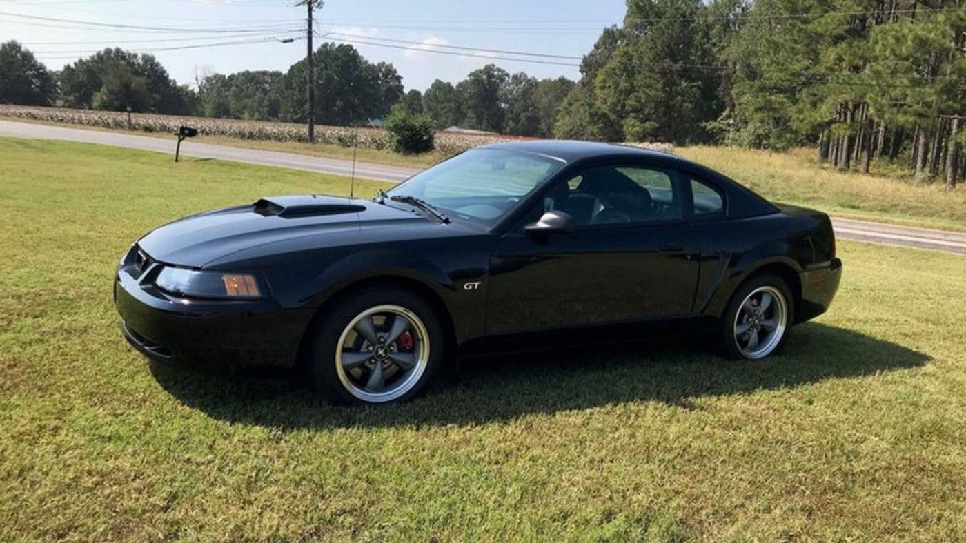 Black 2001 Ford Mustang