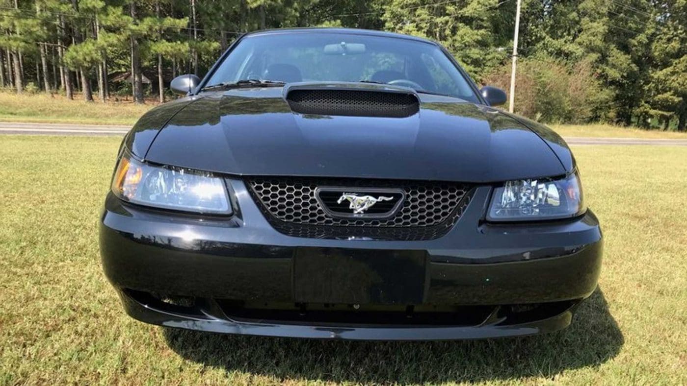 Black 2001 Ford Mustang