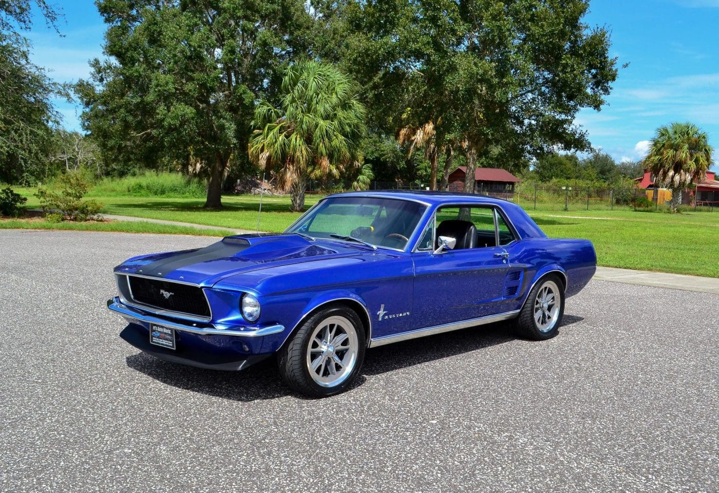 Winter Park Turquoise 1967 Ford Mustang