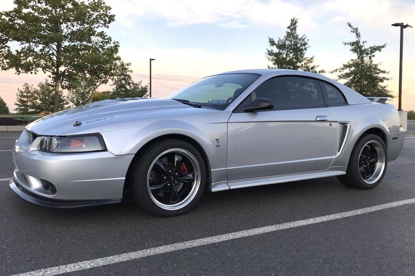 Silver 2001 Ford Mustang