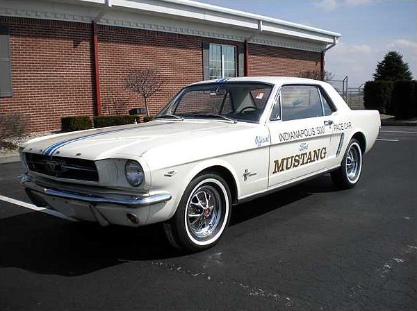 Pace Car White 1964 Ford Mustang