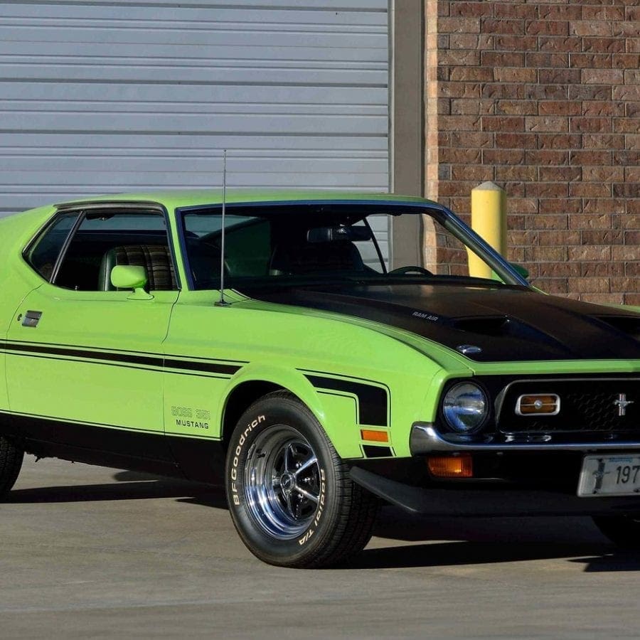 Modèle Réduit Ford Torino Cobra 1971 Grabber Lime - Johnny Lightning 1:64, édition Limitée