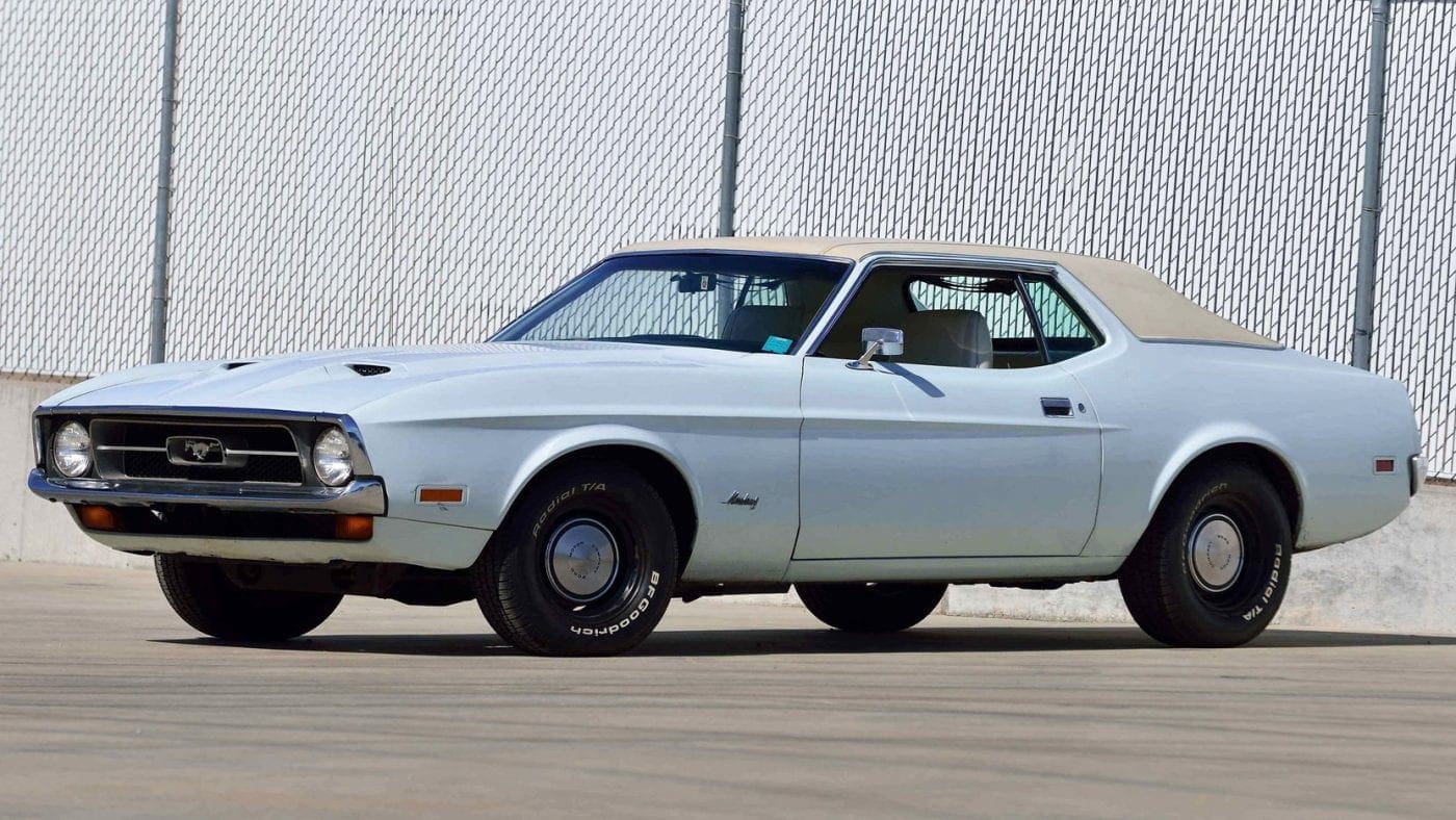 Pastel Blue 1971 Ford Mustang