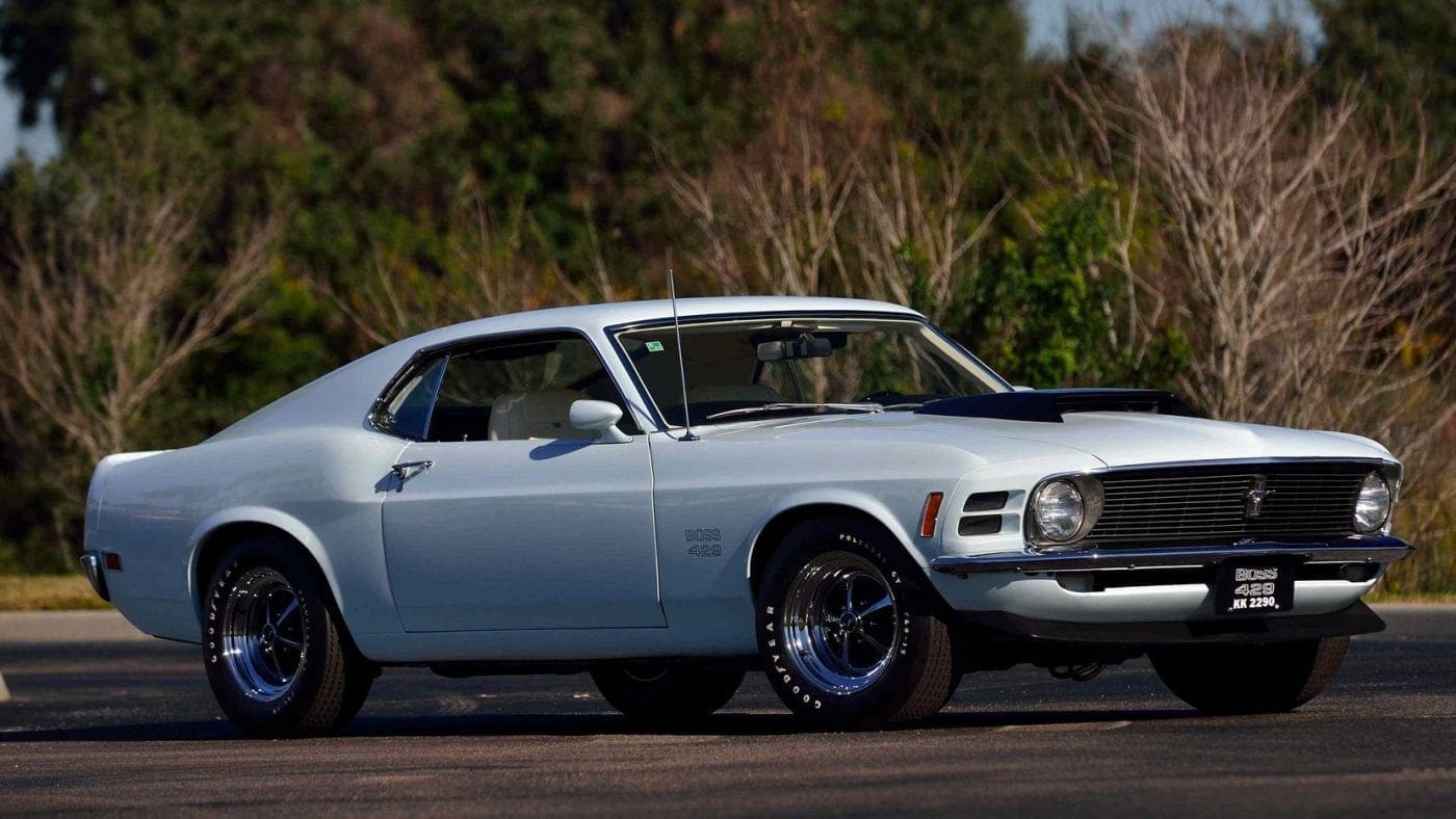 Pastel Blue 1970 Ford Mustang