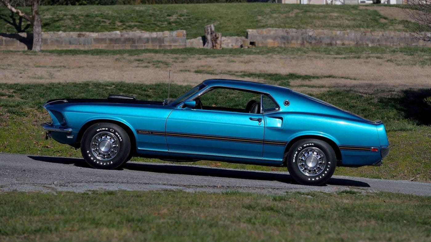 Gulfstream Aqua 1969 Ford Mustang