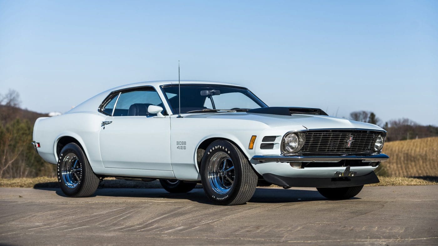 Pastel Blue 1970 Ford Mustang