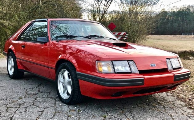 Bright Red (Jalapena) 1985 Ford Mustang