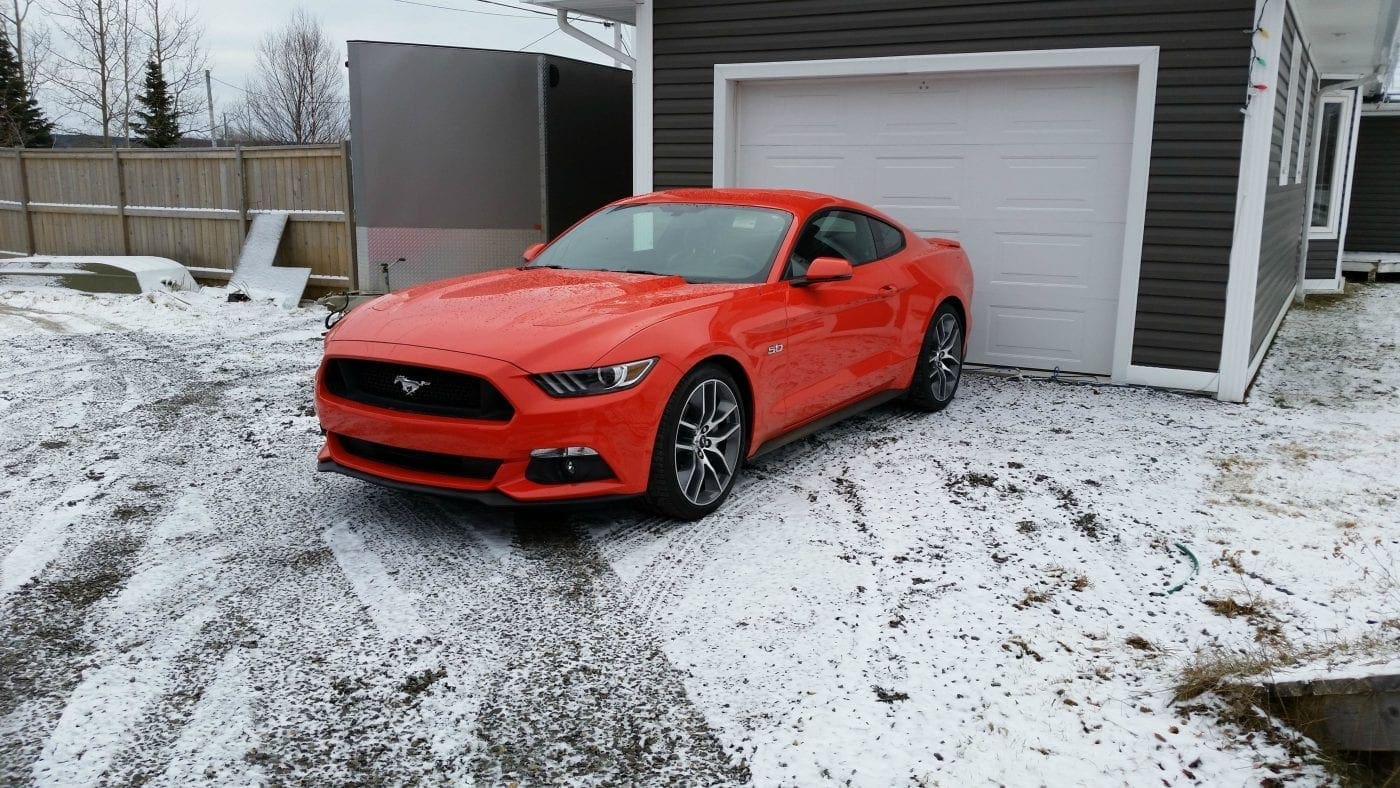 Competition Orange 2015 Ford Mustang