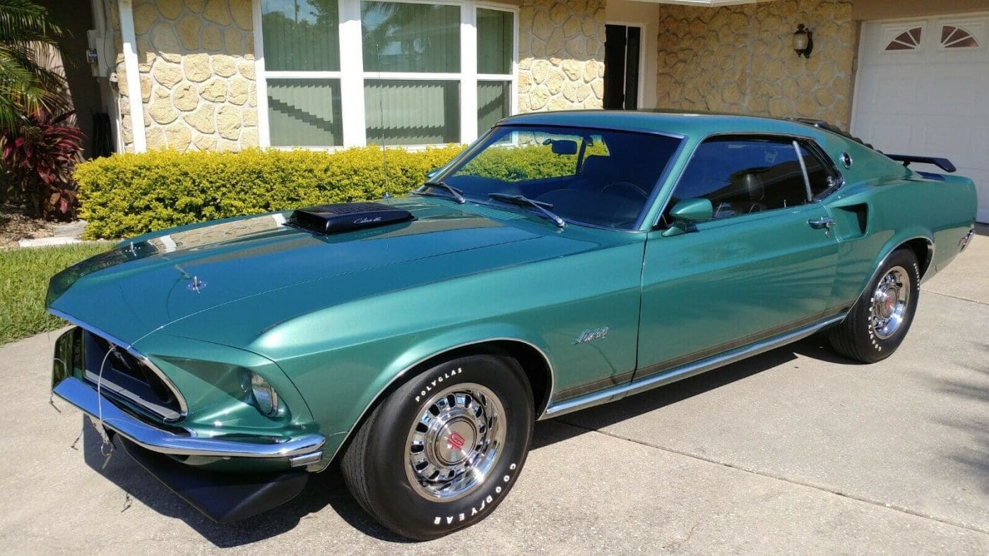 Poppy Green 1969 Ford Mustang