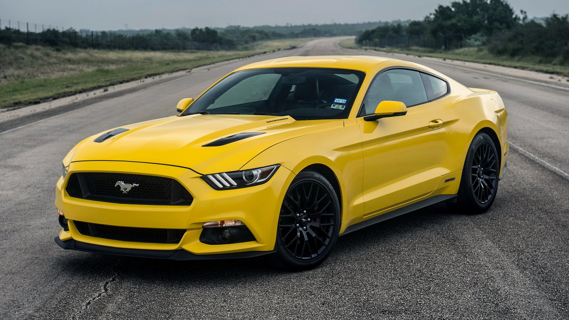 Triple Yellow 2015 Ford Mustang