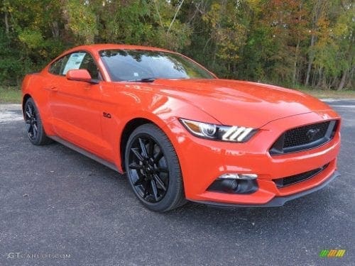 Ford Mustang 60 оранжевый