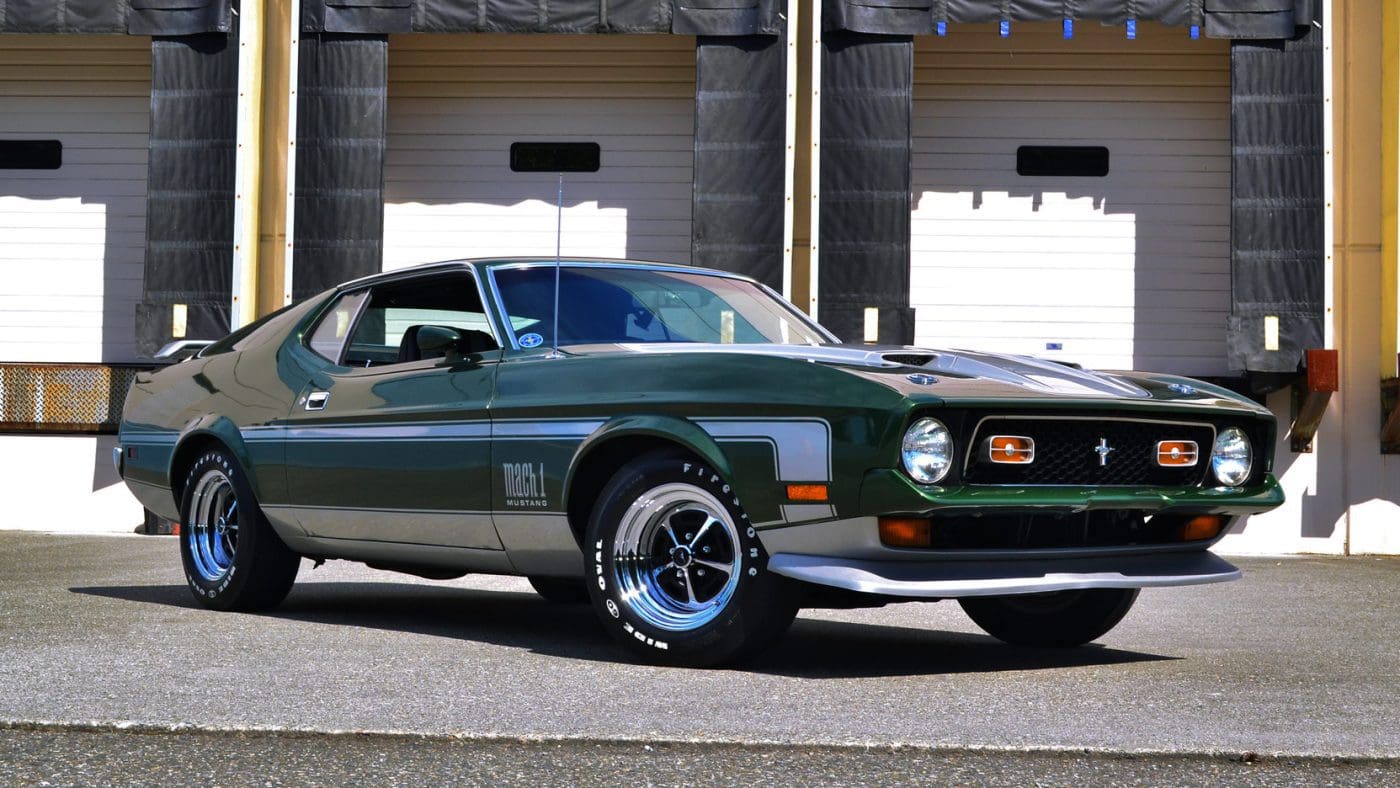 Dark Green 1972 Ford Mustang