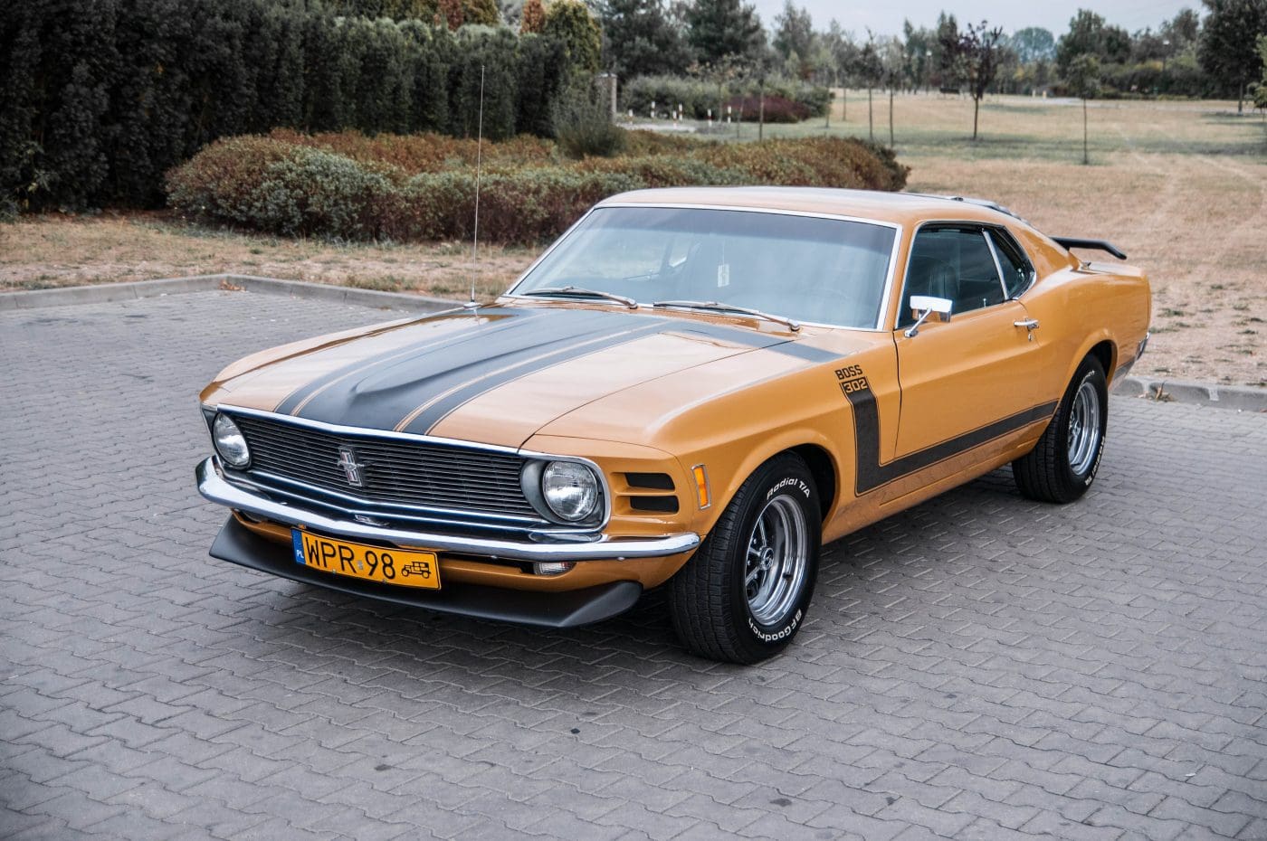 Medium Gold 1970 Ford Mustang