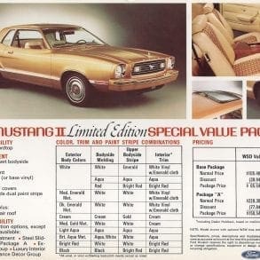 1977 Ford Mustang Limited Edition Special Value